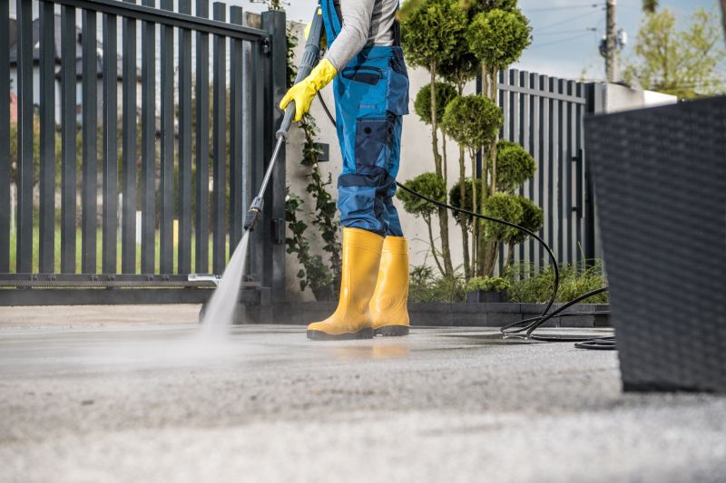 Pressure Washing Parking Areas